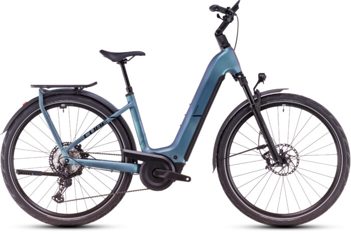 Cube Kathmandu Hybrid SLX 800 Easy Entry smaragdgrey´n´black – Bild 1