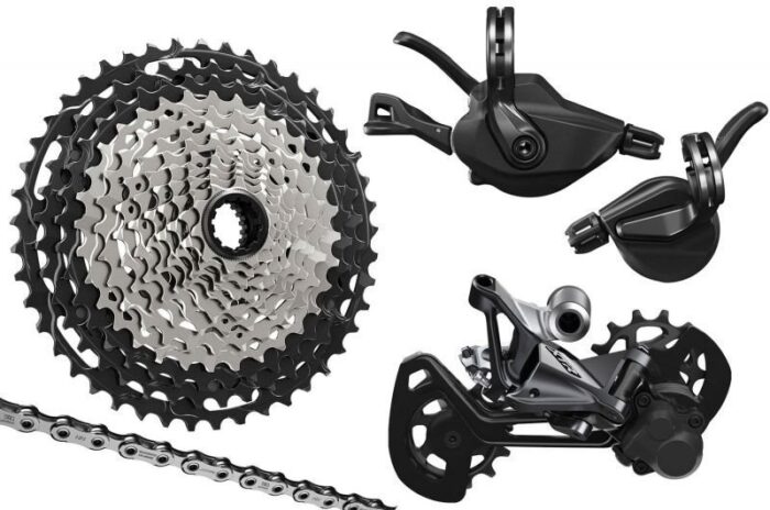 Shimano XTR M9100 2x12-fach Upgrade-Kit 10-45 Schelle – Bild 1